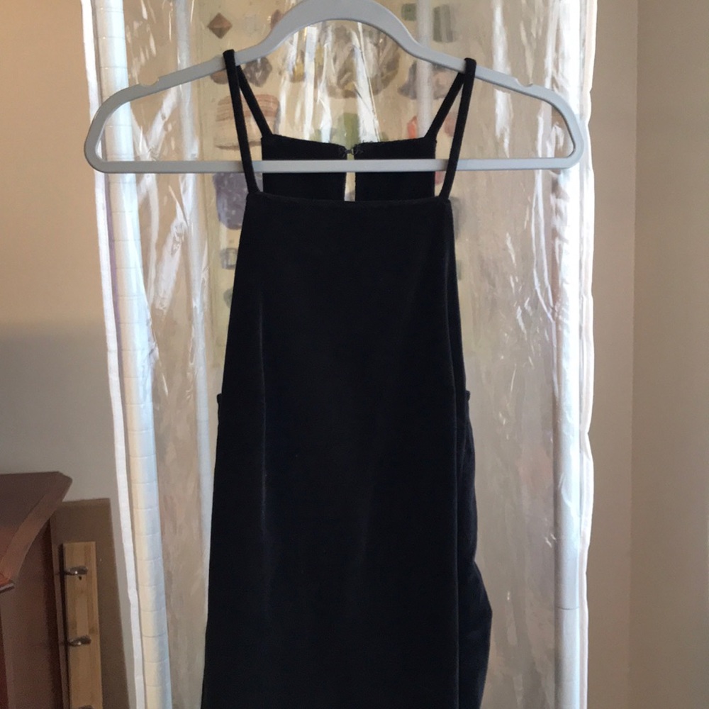 NWOT Topshop Black Motto Dress